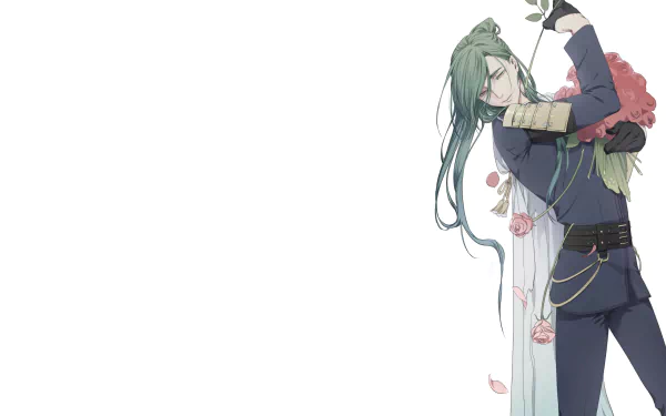 Nikkari Aoe Anime Touken Ranbu HD Desktop Wallpaper | Background Image