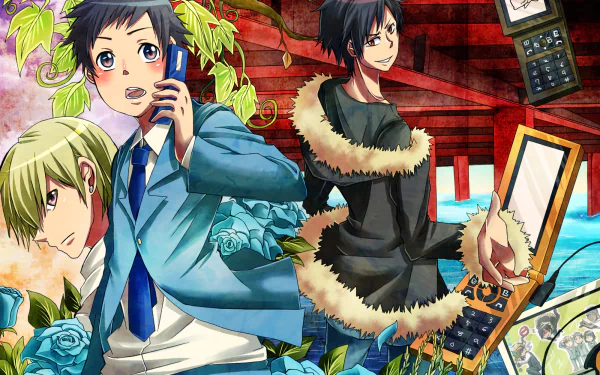 Masaomi Kida Mikado Ryūgamine Izaya Orihara Anime Durarara!! HD Desktop Wallpaper | Background Image