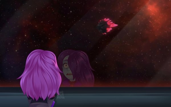 TV Show Final Space Ash Graven Space Pink Hair HD Wallpaper | Background Image