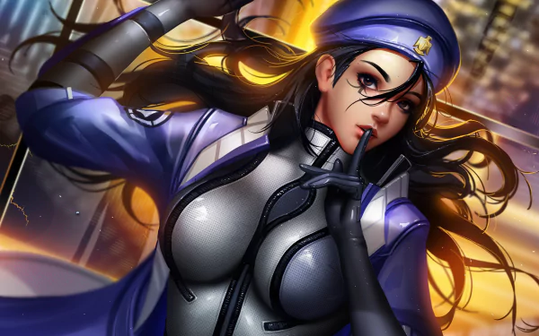 black hair Ana (Overwatch) video game Overwatch HD Desktop Wallpaper | Background Image