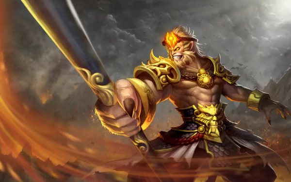 Monkey King (DotA 2) video game DotA 2 HD Desktop Wallpaper | Background Image