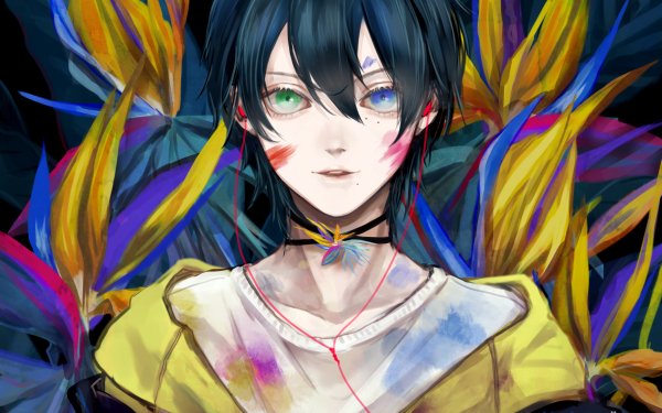 Anime Hypnosis Mic Saburo Yamada Heterochromia HD Wallpaper | Background Image