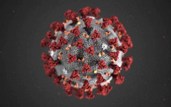 COVID-19 artistic virus HD Desktop Wallpaper | Background Image