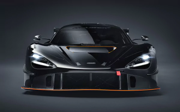 supercar black car car McLaren McLaren 720S vehicle McLaren 720S GT3 HD Desktop Wallpaper | Background Image