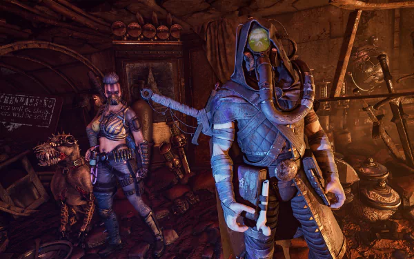 video game Necromunda: Hired Gun HD Desktop Wallpaper | Background Image