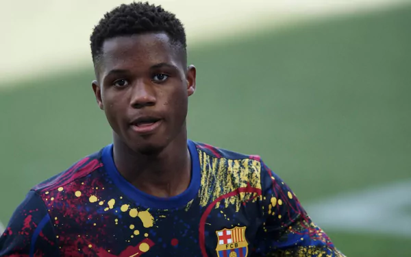 Spanish soccer Ansu Fati Sports HD Desktop Wallpaper | Background Image