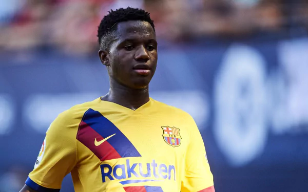 Spanish soccer Ansu Fati Sports HD Desktop Wallpaper | Background Image