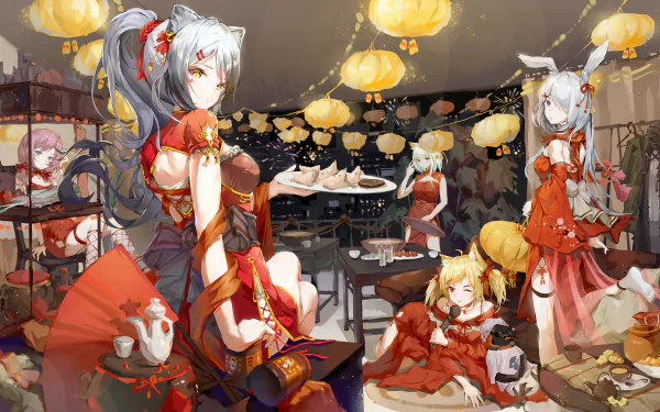 Sora (Arknights) Schwarz (Arknights) Kal'tsit (Arknights) Frostnova (Arknights) Doctor (Arknights) Blue Poison (Arknights) video game Arknights HD Desktop Wallpaper | Background Image