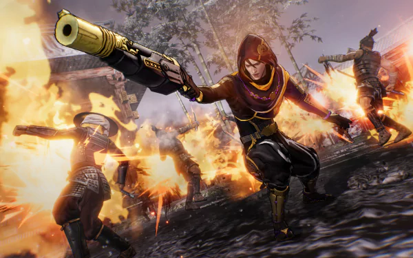 video game Samurai Warriors 5 HD Desktop Wallpaper | Background Image