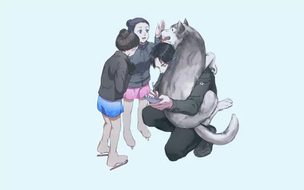 Seung-gil Lee Anime Yuri!!! on ICE HD Desktop Wallpaper | Background Image