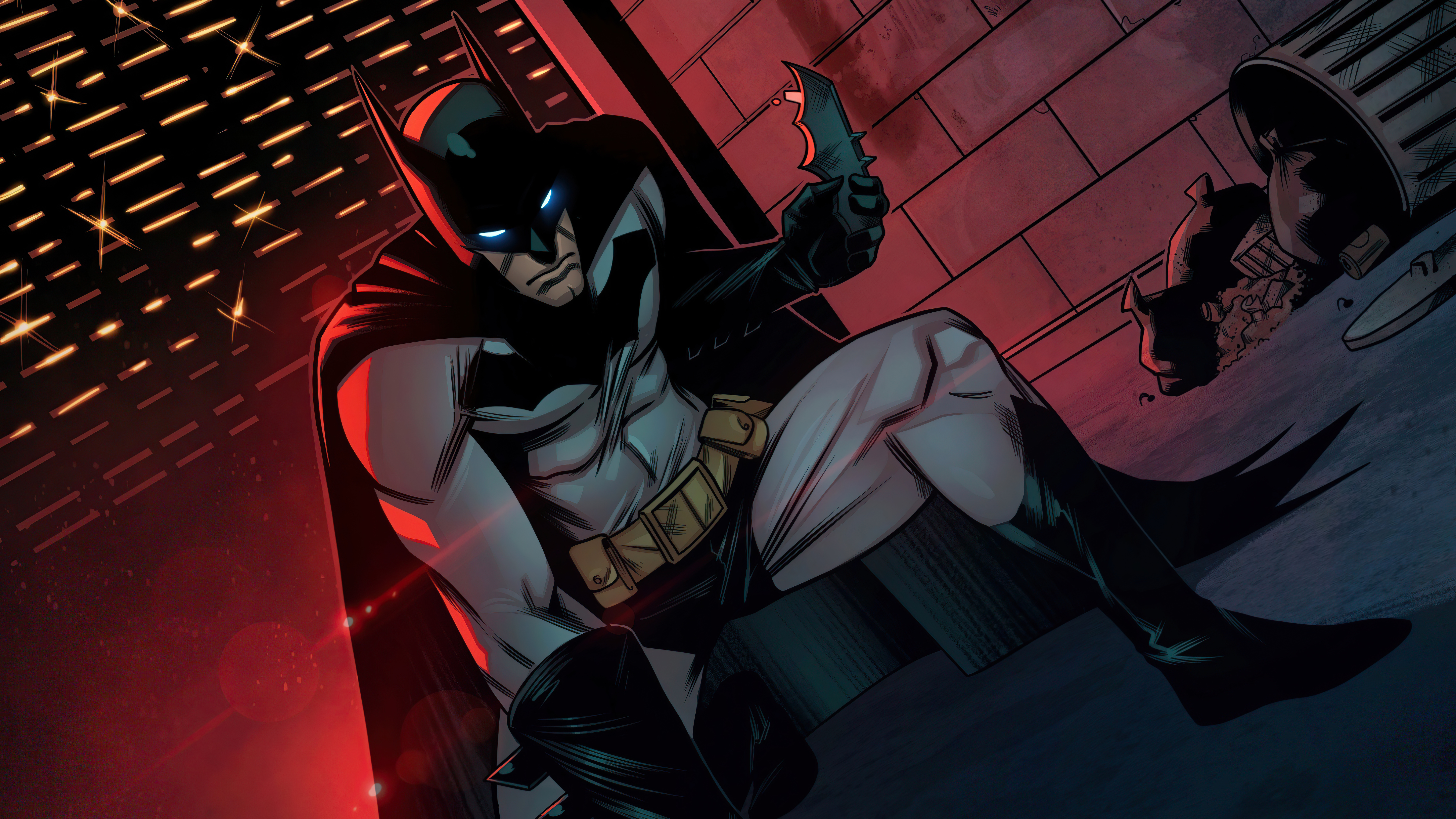 Comics Batman 8k Ultra HD Wallpaper by Matteo Meloni