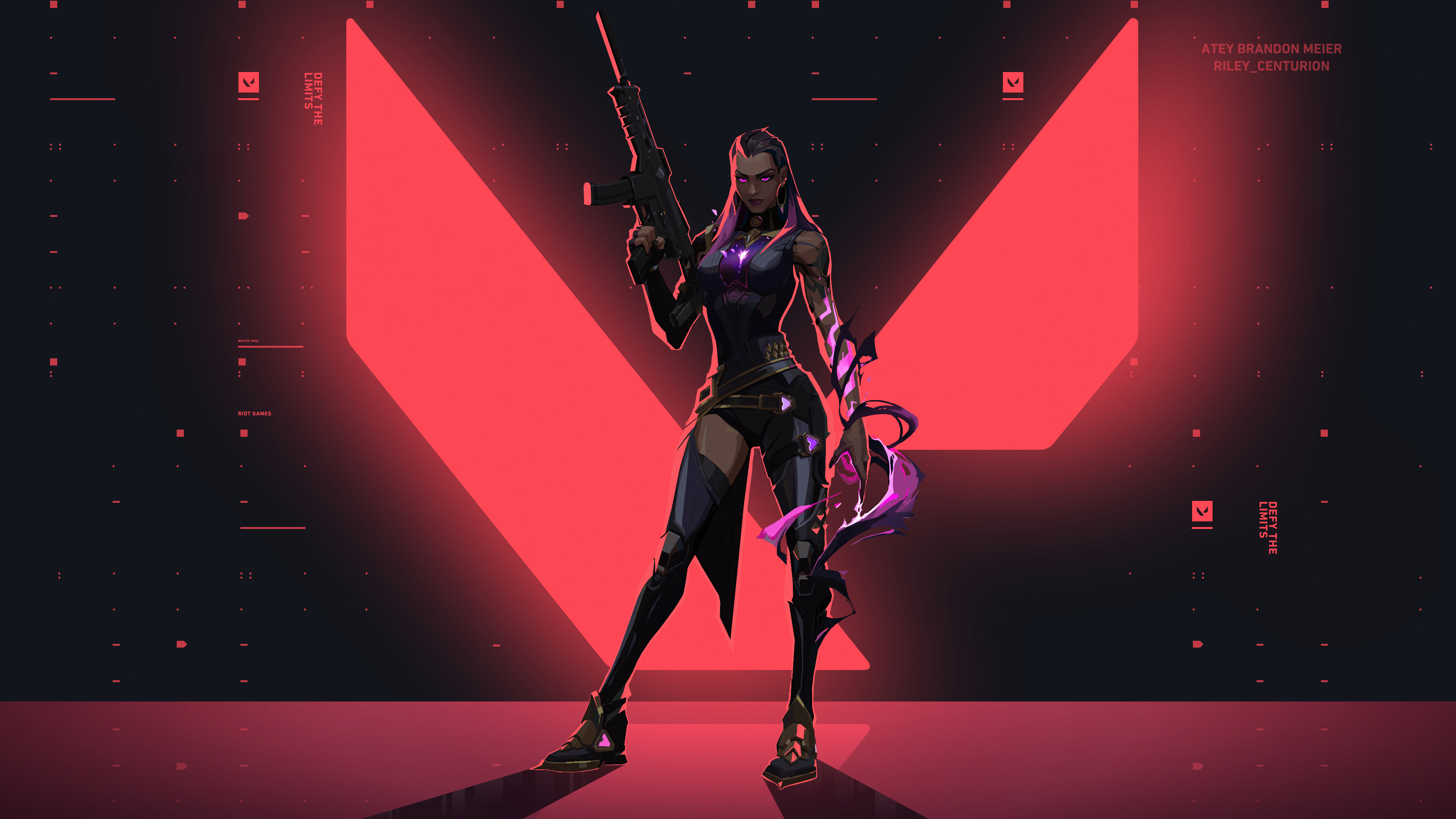 Reyna Dominates 4K Ultra HD Valorant Epic Wallpaper