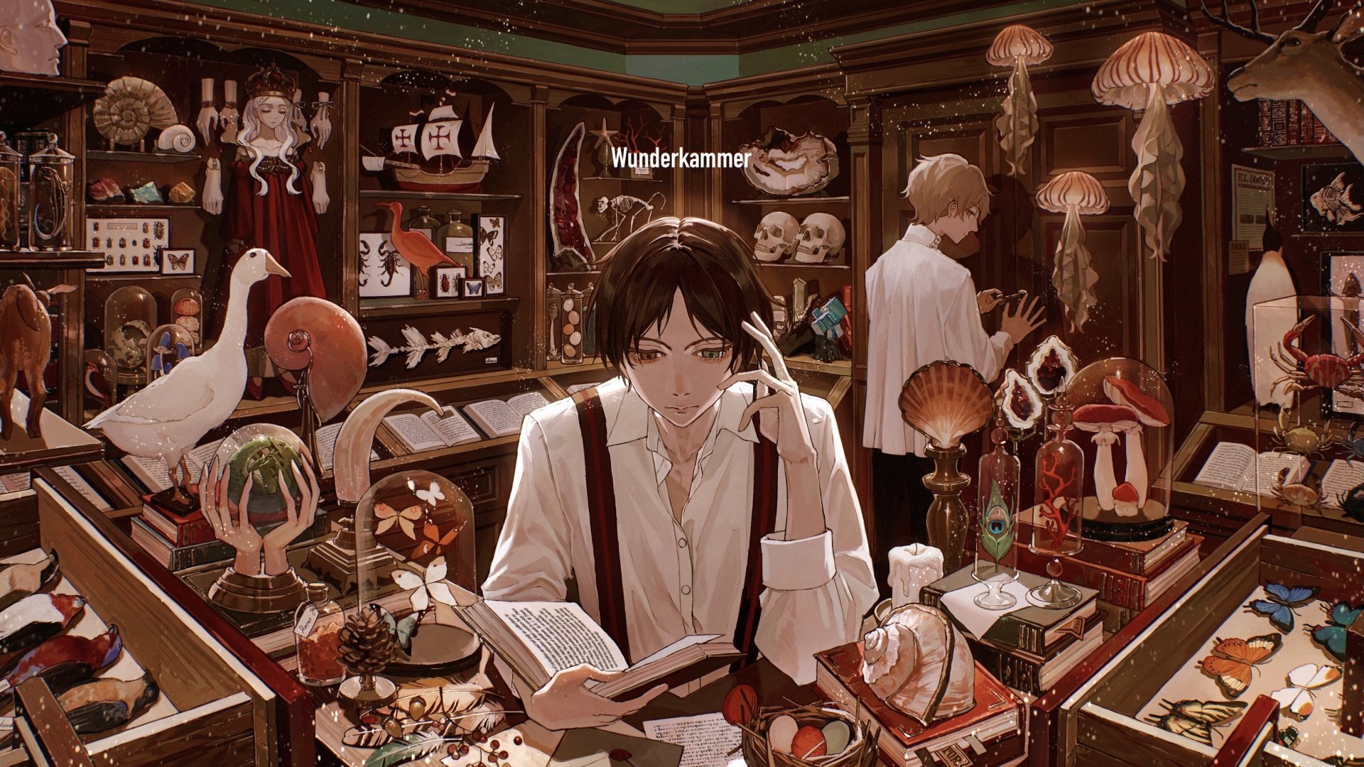 Download Anime Boy Room Chandelier Lantern Anime Boy Anime Room HD Wallpaper by でん