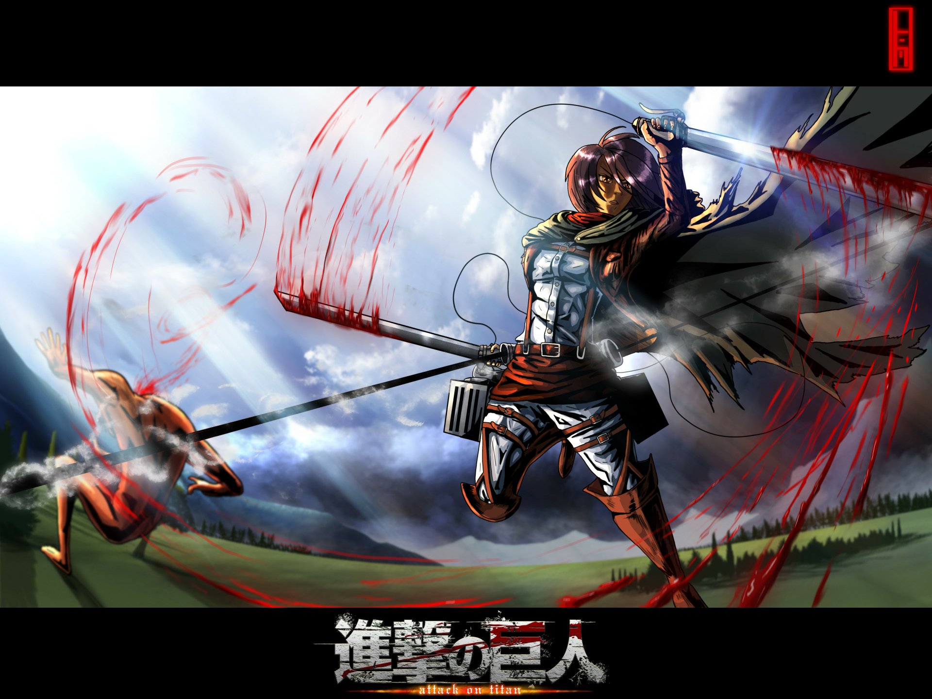Download Mikasa Ackerman Anime Attack On Titan 4k Ultra HD Wallpaper by ...