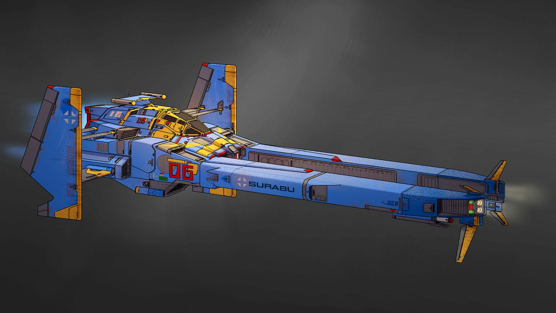 Download Sci Fi Spaceship HD Wallpaper by Adam Taylor