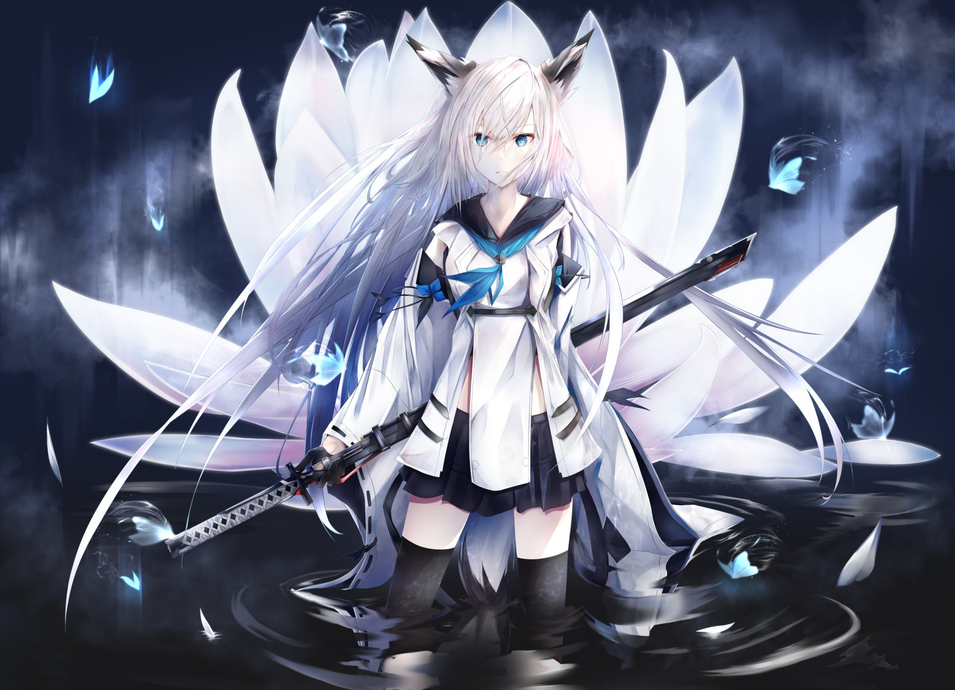 Download Kawakaze (Azur Lane) Anime Azur Lane HD Wallpaper by ツキミヤ