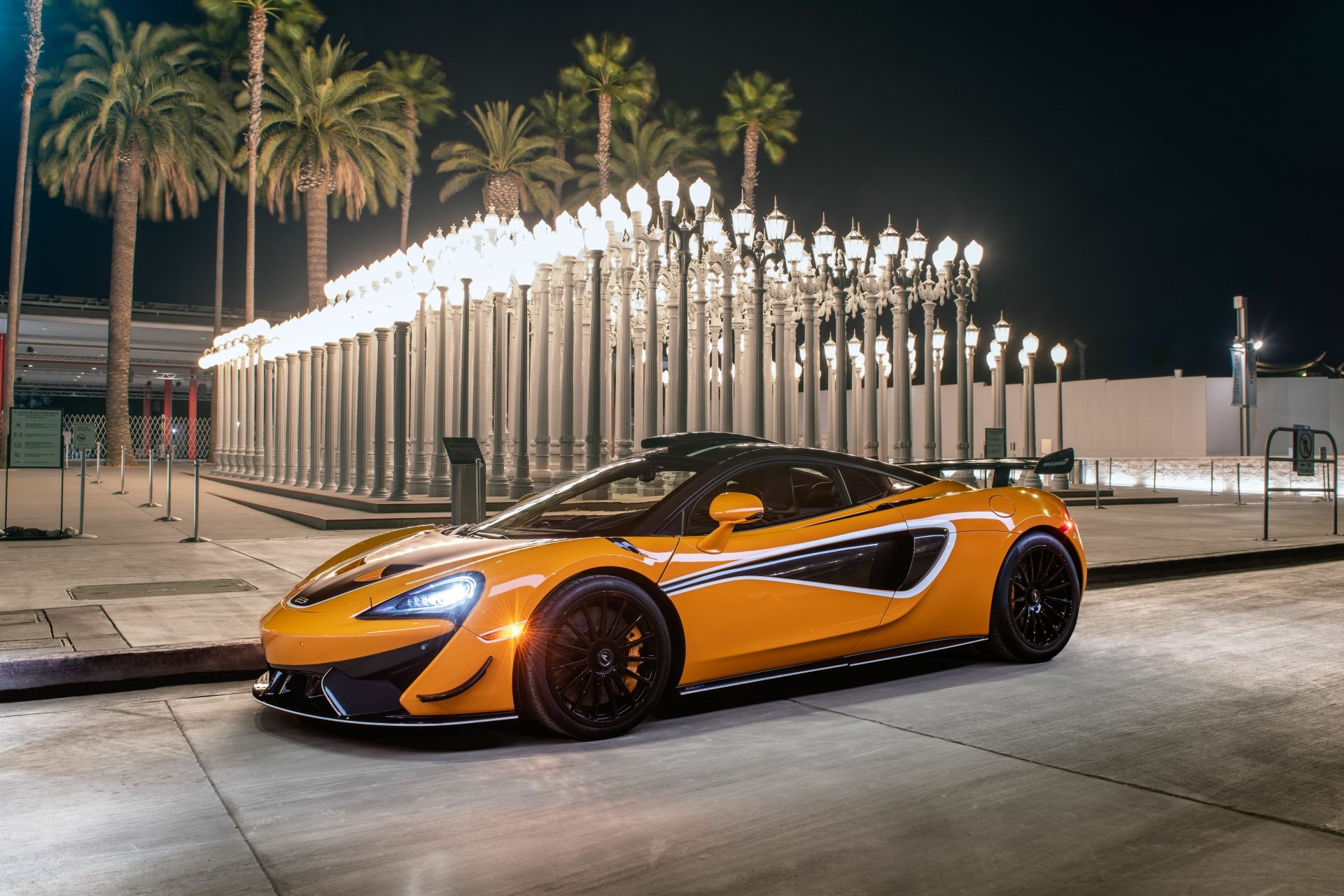 Download Supercar Orange Car Car McLaren Vehicle McLaren 620R 8k Ultra HD Wallpaper