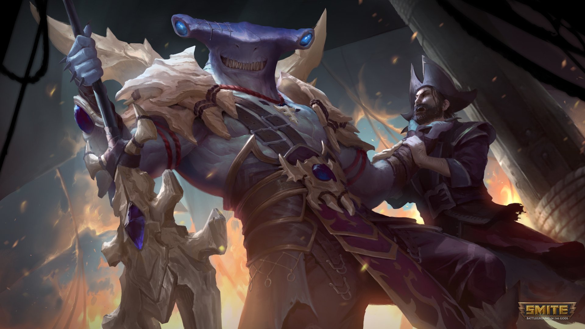 Download Odin (Smite) Video Game Smite 4k Ultra HD Wallpaper