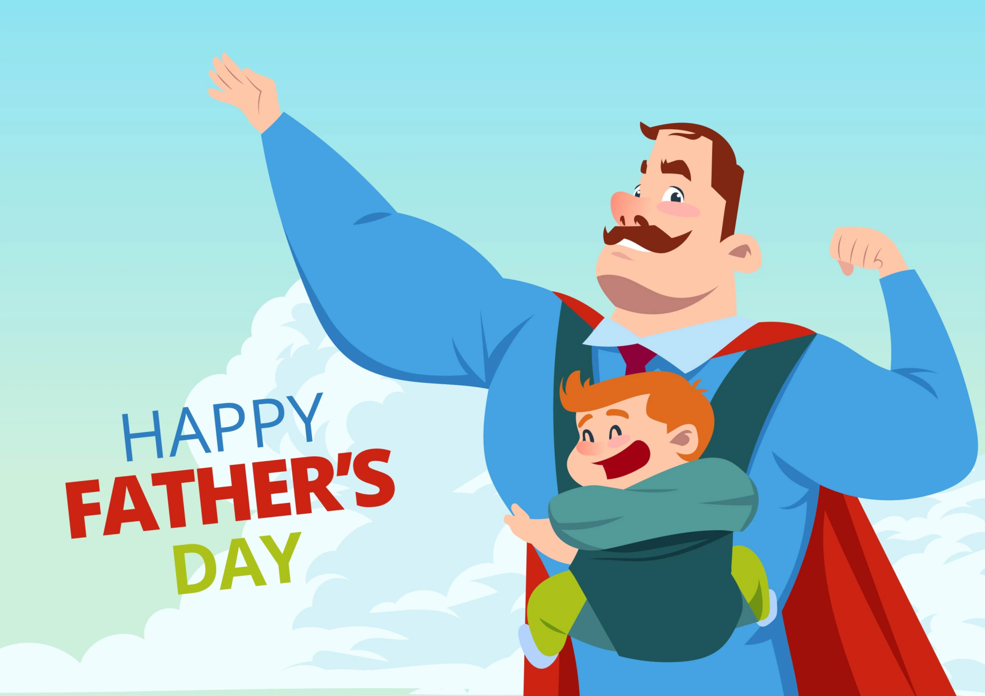 Download Happy Father's Day Holiday Father's Day HD Wallpaper