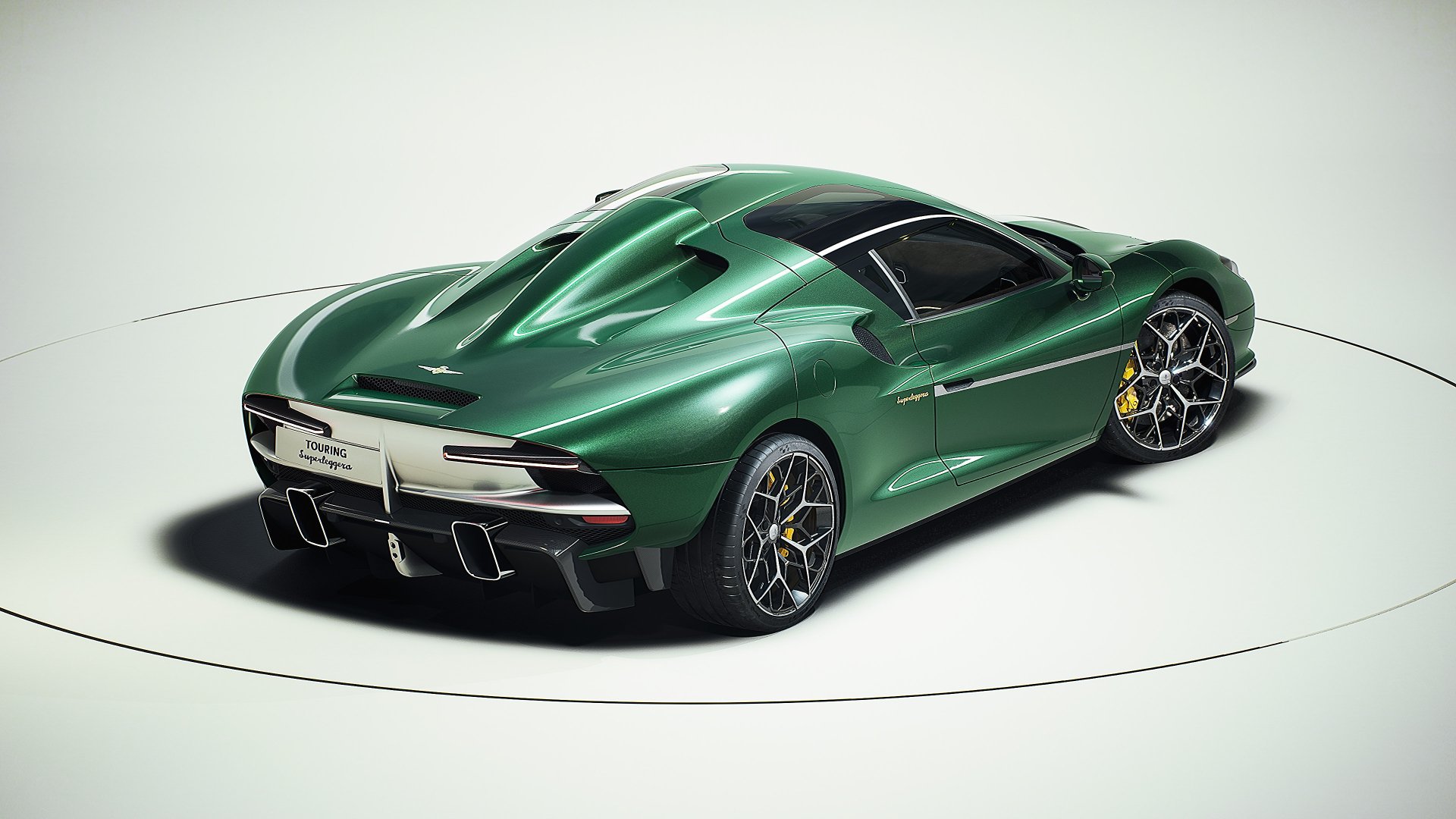 Download Supercar Green Car Car Vehicle Touring Arese RH95 4k Ultra HD Wallpaper