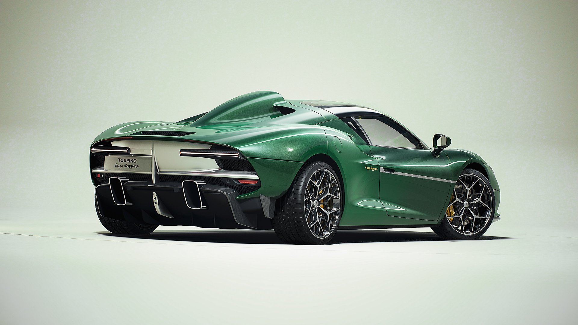 Download Supercar Green Car Car Vehicle Touring Arese RH95 4k Ultra HD Wallpaper