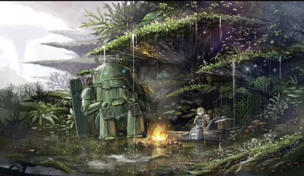 rain Anime nature Rain Anime HD Desktop Wallpaper | Background Image