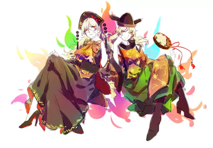 Okina Matara Junko (Touhou) Anime Touhou HD Desktop Wallpaper | Background Image