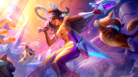 Samira (League of Legends) video game League Of Legends HD Desktop Wallpaper | Background Image