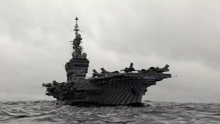  French Nuclear Aircraft Carrier &quot;Charles de Gaulle R91&quot; built by Azguendare#5981