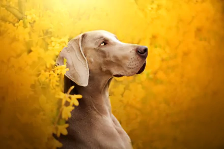dog Animal weimaraner HD Desktop Wallpaper | Background Image