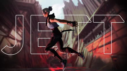  3D Valorant Jett Wallpaper