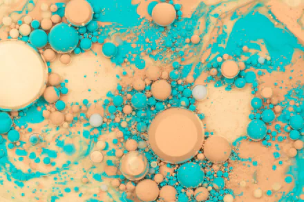 beige blue Abstract bubble abstract blue HD Desktop Wallpaper | Background Image