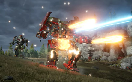 mecha video game MechWarrior 5: Mercenaries HD Desktop Wallpaper | Background Image