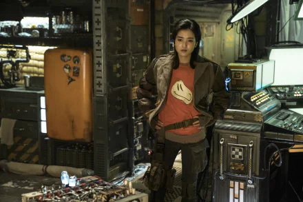 Captain Jang (Space Sweepers) Kim Tae-ri movie Space Sweepers HD Desktop Wallpaper | Background Image