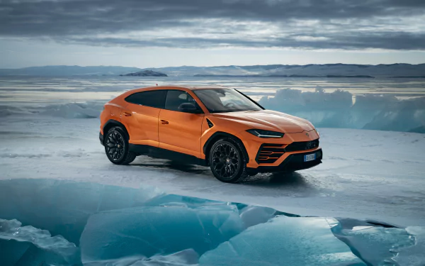 orange car SUV car Lamborghini vehicle Lamborghini Urus HD Desktop Wallpaper | Background Image