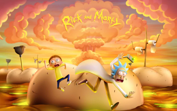 Morty Smith Rick Sanchez TV Show Rick and Morty HD Desktop Wallpaper | Background Image