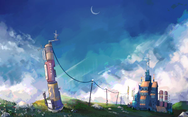 scenery Anime Original HD Desktop Wallpaper | Background Image