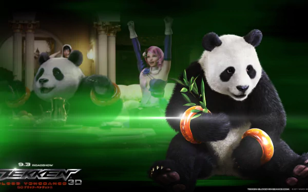 Ling Xiaoyu Alisa Bosconovitch Panda (Tekken) Anime Tekken: Blood Vengeance HD Desktop Wallpaper | Background Image