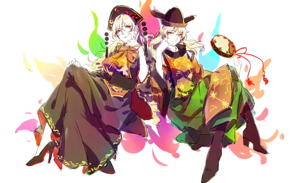 Okina Matara Junko (Touhou) Anime Touhou HD Desktop Wallpaper | Background Image