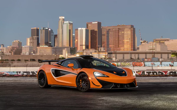 supercar orange car McLaren car vehicle McLaren 620R HD Desktop Wallpaper | Background Image