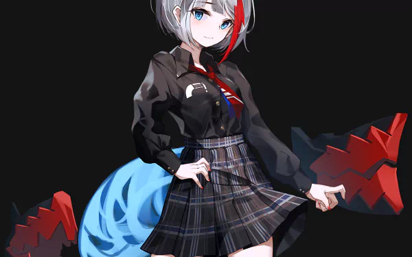 grey hair short hair blue eyes skirt Admiral Graf Spee (Azur Lane) Anime Azur Lane HD Desktop Wallpaper | Background Image
