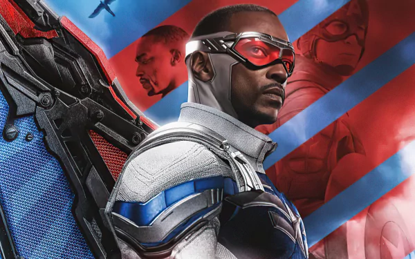 Sam Wilson Anthony Mackie Falcon (Marvel Comics) TV Show The Falcon and the Winter Soldier HD Desktop Wallpaper | Background Image