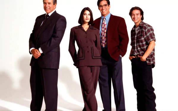 Clark Kent Superman Dean Cain Lois Lane Teri Hatcher TV Show Lois & Clark: The New Adventures of Superman HD Desktop Wallpaper | Background Image