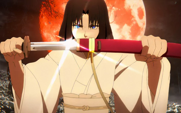 katana Shiki Ryougi Anime The Garden of Sinners HD Desktop Wallpaper | Background Image