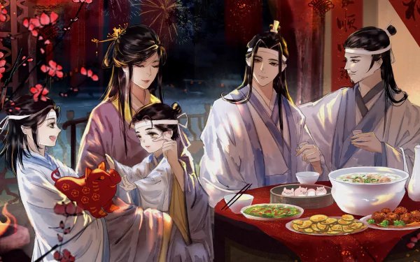 Lan Qiren Lan Xichen Lan Wangji Anime Mo Dao Zu Shi HD Desktop Wallpaper | Background Image