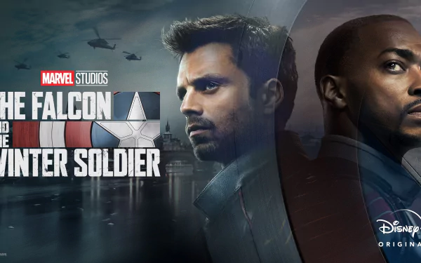 Winter Soldier Falcon (Marvel Comics) Bucky Barnes Sam Wilson TV Show The Falcon and the Winter Soldier HD Desktop Wallpaper | Background Image