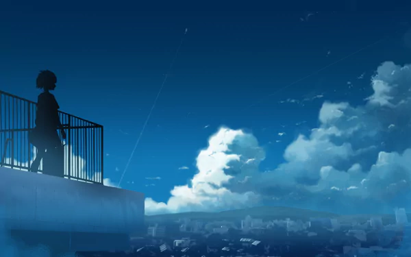 short hair Anime girl anime girl HD Desktop Wallpaper | Background Image