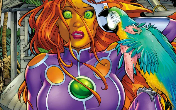 DC Comics Starfire (DC Comics) Comic HD Desktop Wallpaper | Background Image