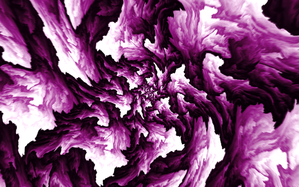 Abstract Fractal Trippy Psychedelic Pattern Purple HD Wallpaper | Background Image
