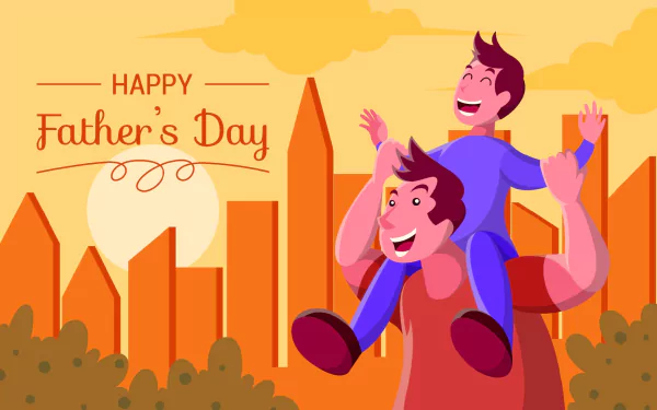 Happy Father's Day holiday Father's Day HD Desktop Wallpaper | Background Image